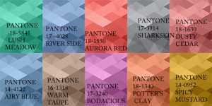 pantone autunno/inverno 2016